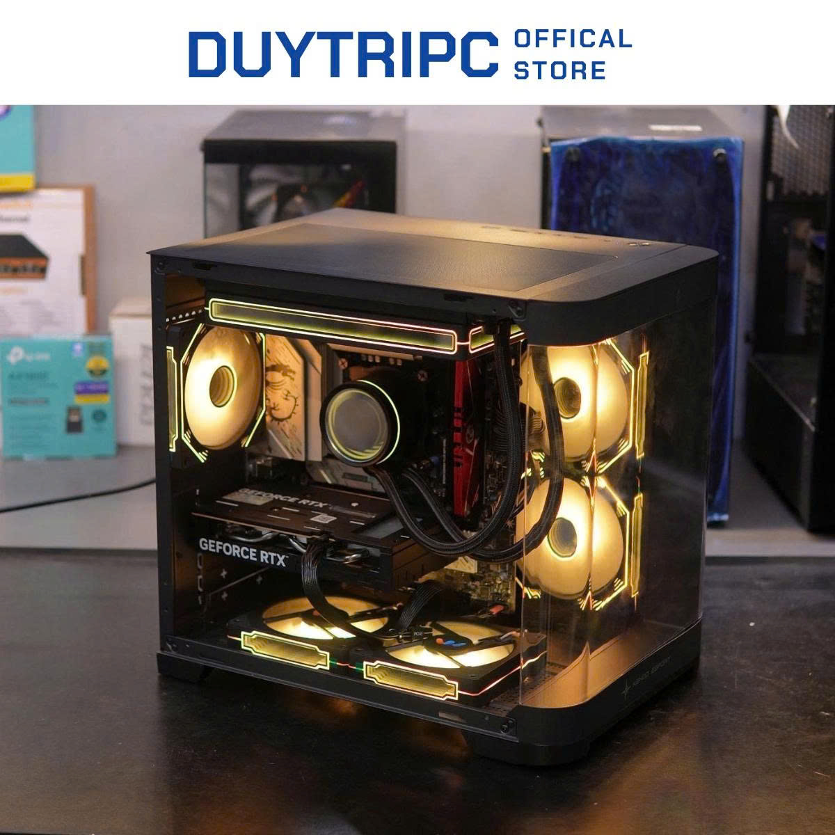 PC Gaming Intel Core i5-12400F | Main B760 | RAM 16GB | RTX 5060 8GB | SSD NVMe 512GB | Nguồn 650W - Chiến Game, Đồ Họa, Streaming 